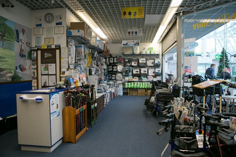 Inside Our Reading Mobility & Disability Aid Shop